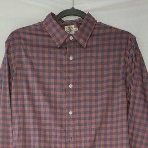 Faherty Movement Button Down Red Gingham MEDIUM